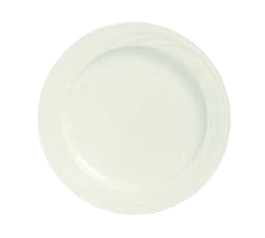 Libbey 950038261 - 6¼" Round China Plate, Medium Rim, Flint Body Color, Cascade™ Pattern - 36/Case