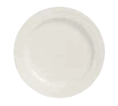 Libbey 950038871 - 10.5" Round China Plate, Low Profile Cascade™ Pattern, Flint Color - 12/Case