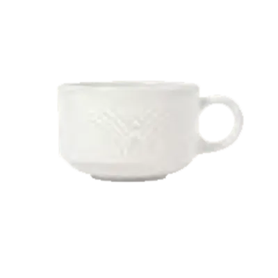 Reserve by Libbey 950041113 - 7 oz Cup, 4"-3/8 Dia x 2"-1/4 H, Stackable Porcelain - 36/Case