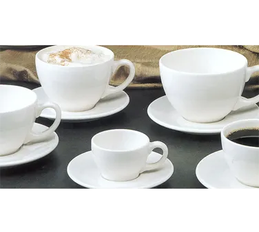 Libbey 950093152 - Alatta™ Flint 14 oz Coffee Cup 5"5/8" Dia x 3"1/8" H, China, 13‑16 oz - 24/Case