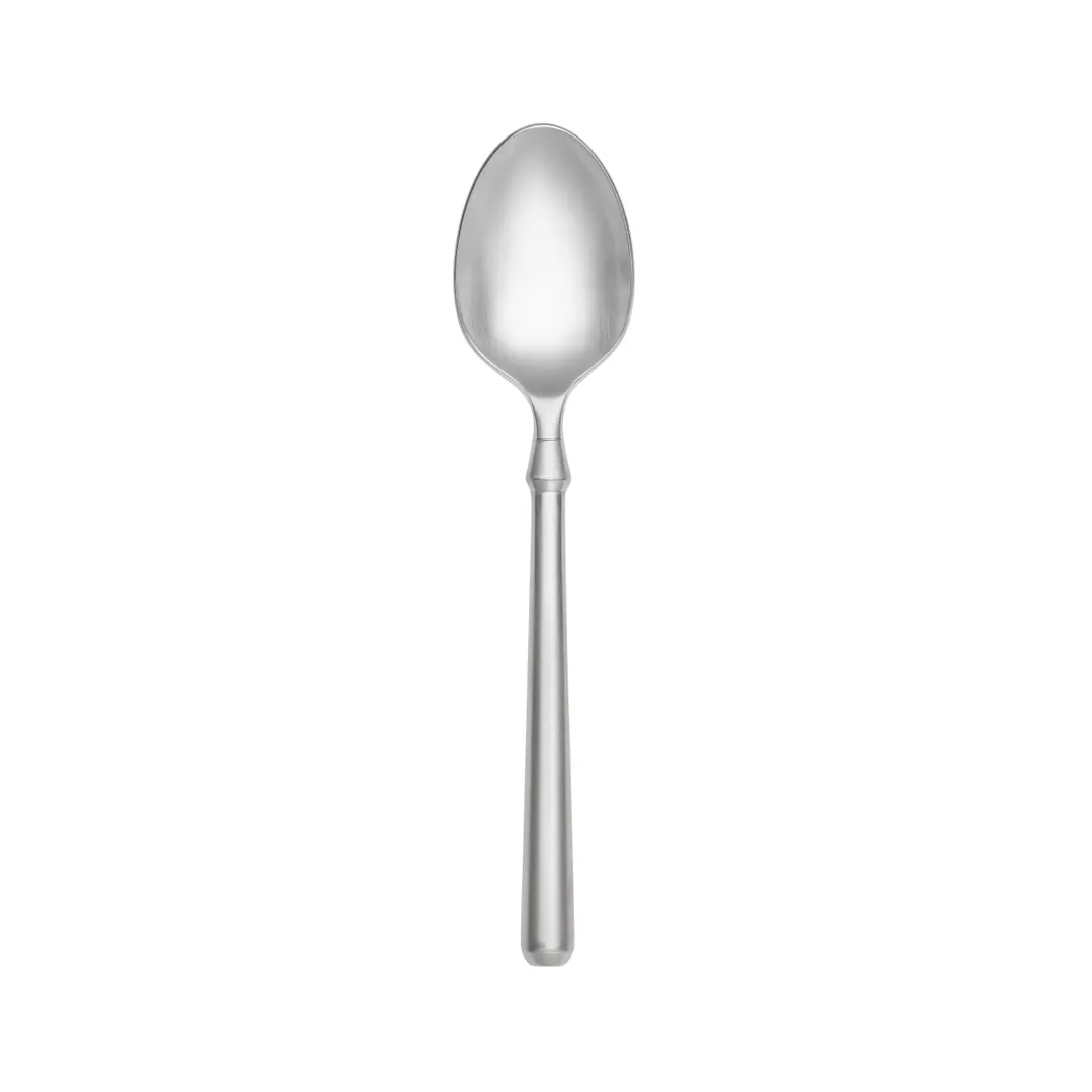 Libbey 951-007 Demitasse Spoon, 4.5" Length, 18/8 Stainless Steel, Smooth Satin Finish - 12/Case