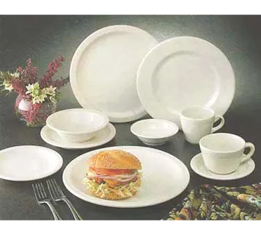 Libbey 951250172 China Fruit Dish, 4‑oz, 4‑5/8" Dia x 1‑3/8" H, Flint Pattern, Morwel - 36/Case