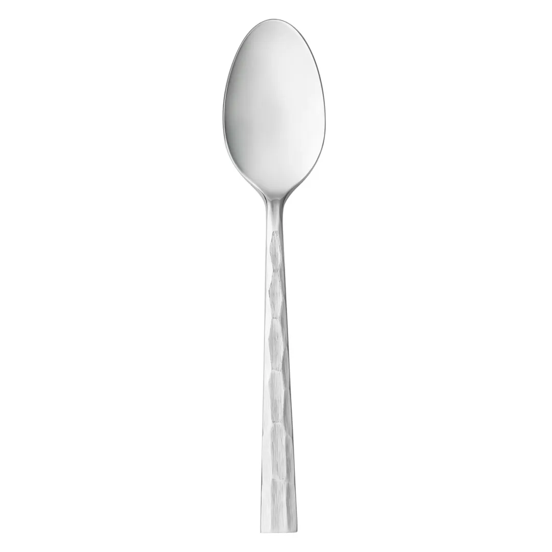 Reserve by Libbey 954002 Dessert Spoon - 7-1/4" 18/10 Stainless Steel, Finish, Silver Forest - 12/Case