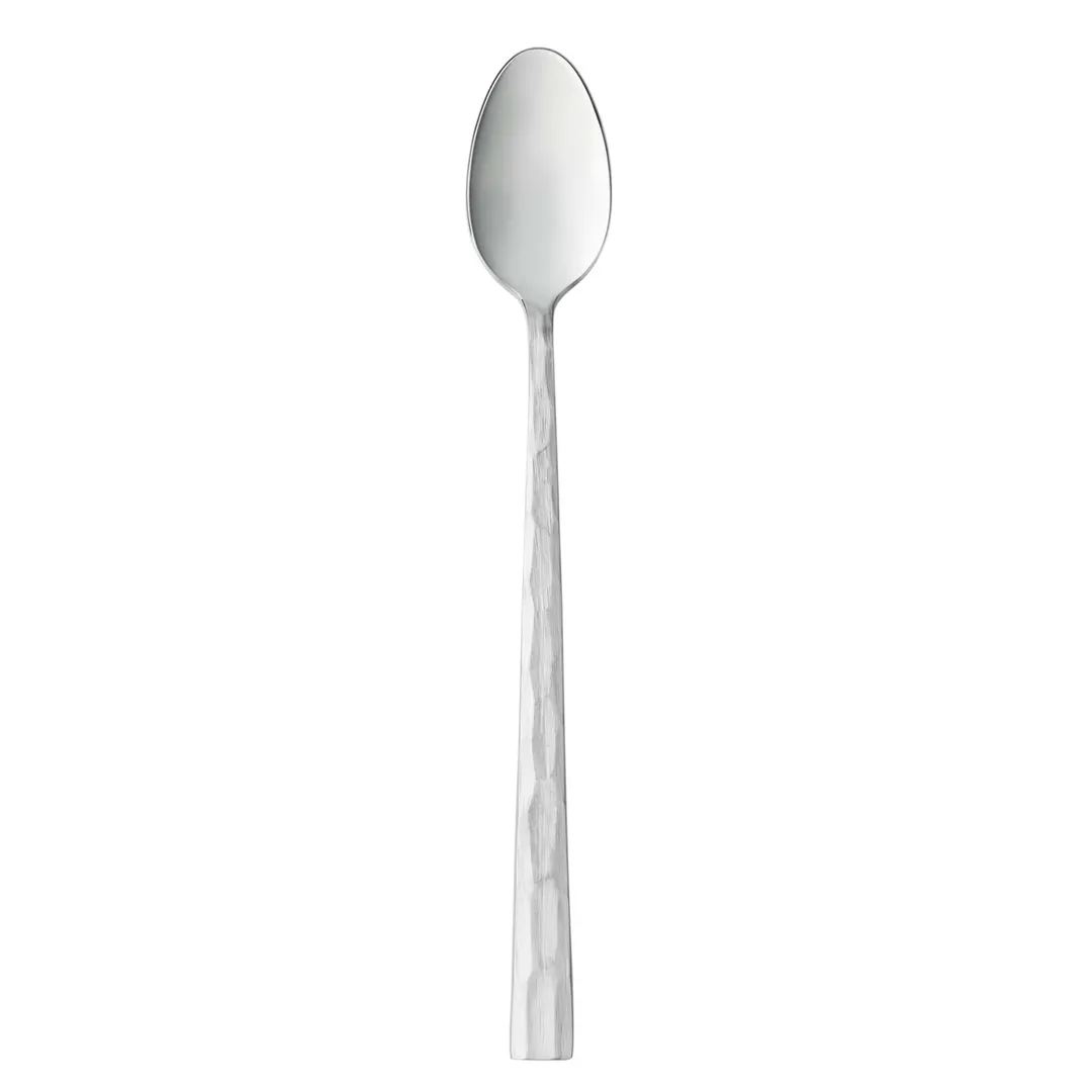 Reserve by Libbey 954021 Iced Tea Spoon, 7 1/2" Handle, 18/10 Stainless Steel, Finish, Forest - 12/Case