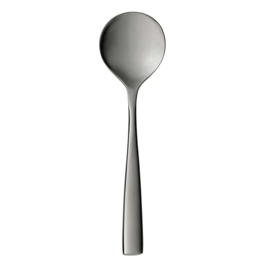 Reserve by Libbey 957016 Soup Bouillon Spoon, 6-7/8" PVD, 18/10 Stainless Steel Finish - 12/Case