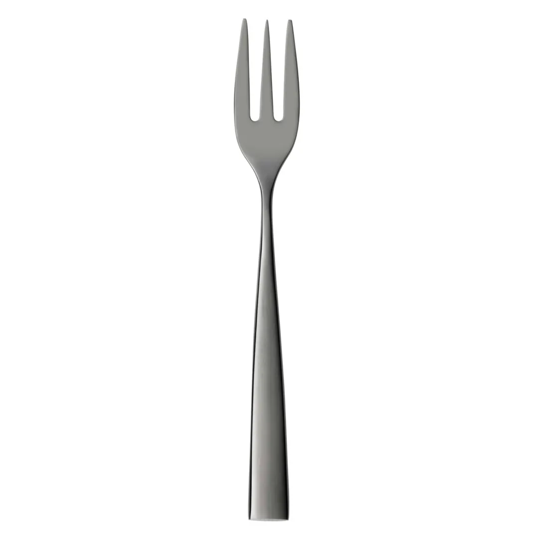 Reserve Libbey 957-029 Oyster Fork, 5.5" Gunmetal PVD, 18/10 Stainless Steel, Handle - 12/Case