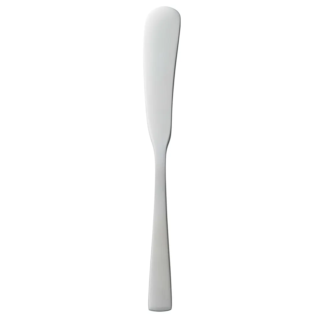Libbey 962 053 Butter Spreader - 6-1/8" Stainless Steel, Satin Finish, Flat Handle - 36/Case