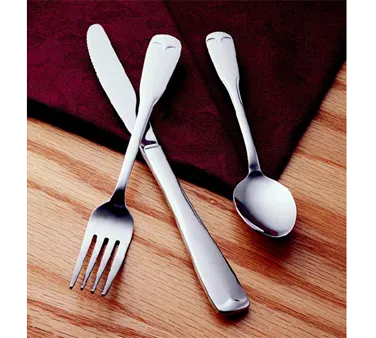 Libbey 965030 Dessert Fork - 7¼" Utility/Dessert 18/0 Stainless Steel Columbus Collection - 36/Case