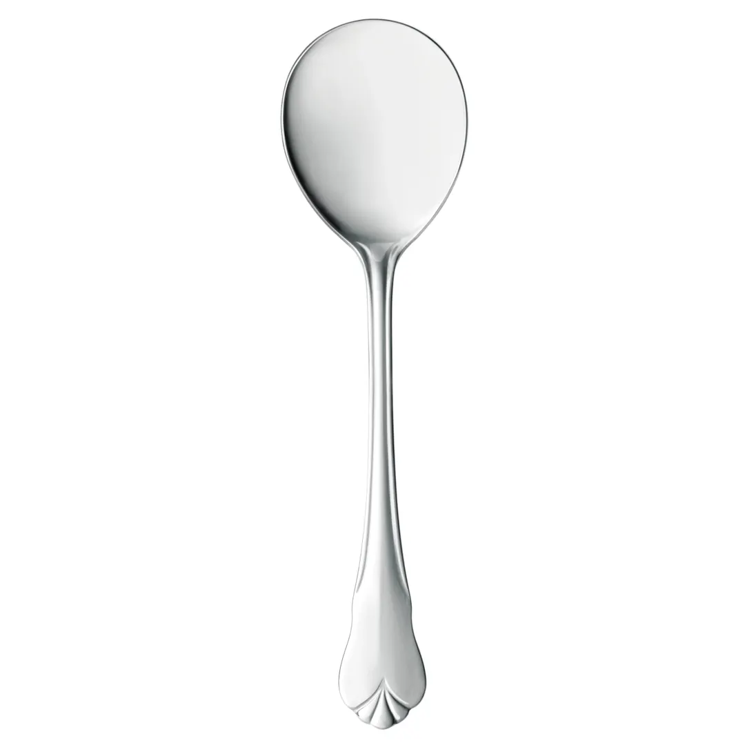 Libbey 967016 - Soup Bouillon Spoon, 6-1/8" Length, 18/0 Stainless Steel, Diana Finish - 36/Case