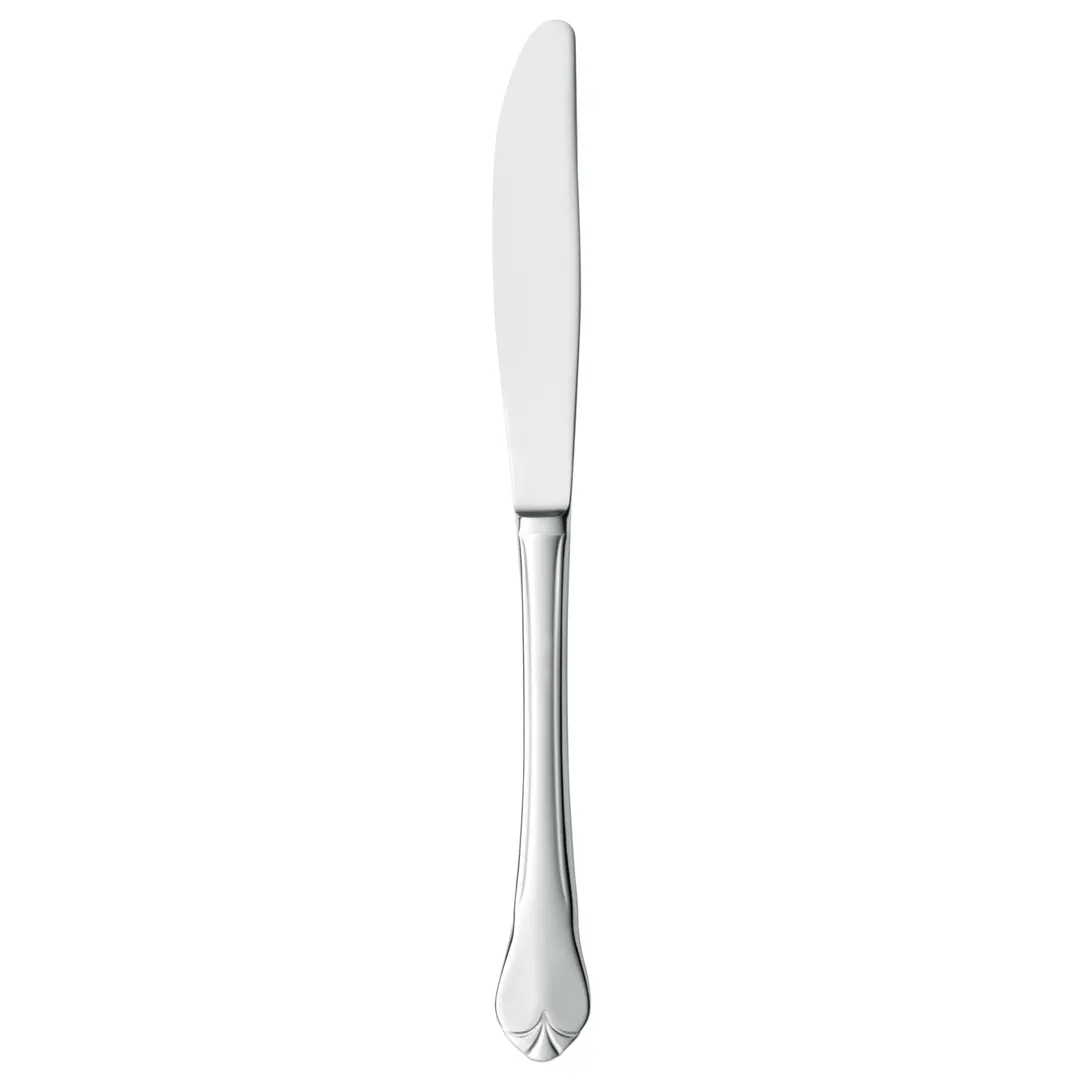Libbey 9677922 Dessert Knife – 9‑1/8" Fluted Blade, Solid Handle, 18/0 Stainless Steel - 36/Case