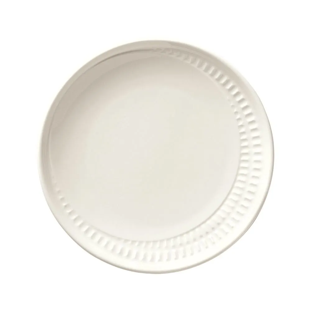 Libbey 968001118 - 6.5" Round Porcelain China Plate, White Royal Rideau™, Polished Foot, 36/Case