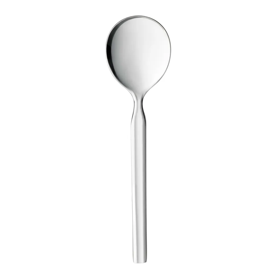 Libbey 969016 - Soup Bouillon Spoon, 6¼" Length, 18/8 Stainless Steel, World Collection - 36/Case