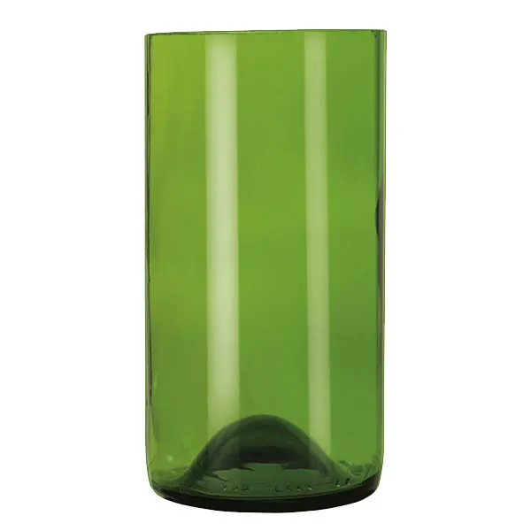 Libbey 97284 Base Tumbler – 16 oz Green Glass, Non‑Tempered, 5 ¾" H x 2 ⅞" W, 13‑16 oz - 12/Case