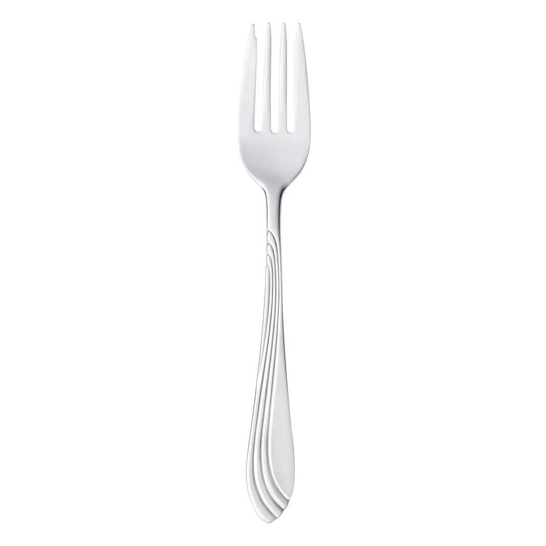 Libbey 980-038 Salad Fork, 6" Length, 18/8 Stainless Steel, Neptune Finish - 36/Case