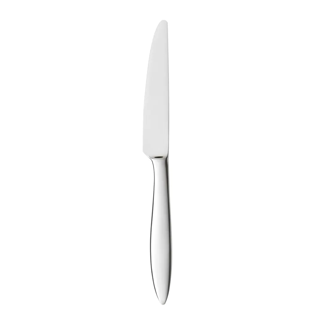 Libbey 982-7502 Dinner Knife – 9-1/8" Fluted Blade, Solid Handle, 18/8 Stainless Steel - 36/Case