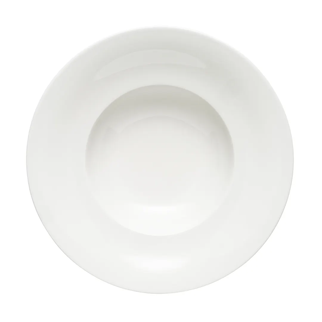 Schonwald 9820128 Delight China Plate, 11" Dia., 2-1/8" H, 14 oz, Deep Rim Porcelain - 6/Case