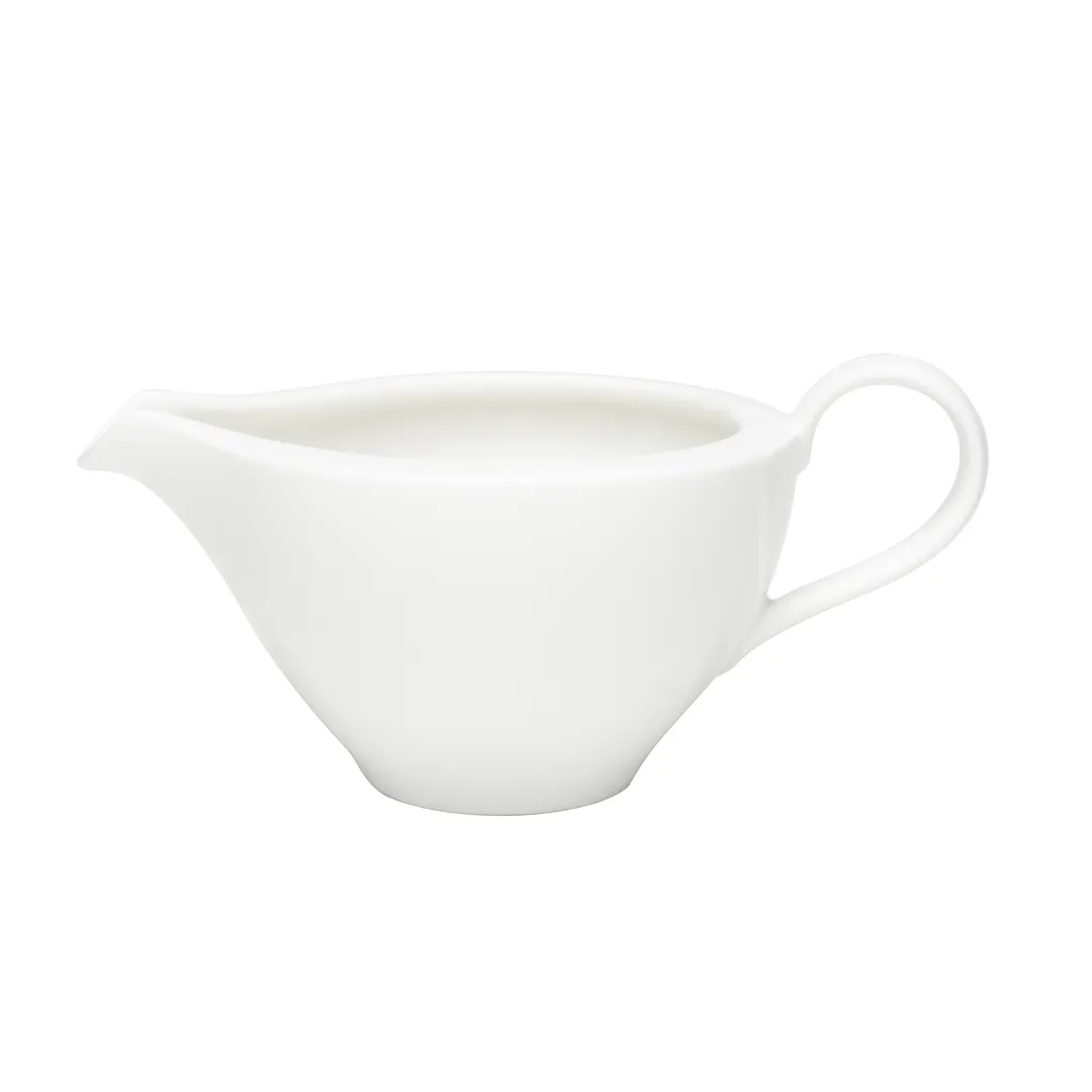 Schonwald 9823810 Sauce Boat, 3‑3/8 oz (3‑1/8" x 2‑3/8"), Porcelain Finish - 12/Case