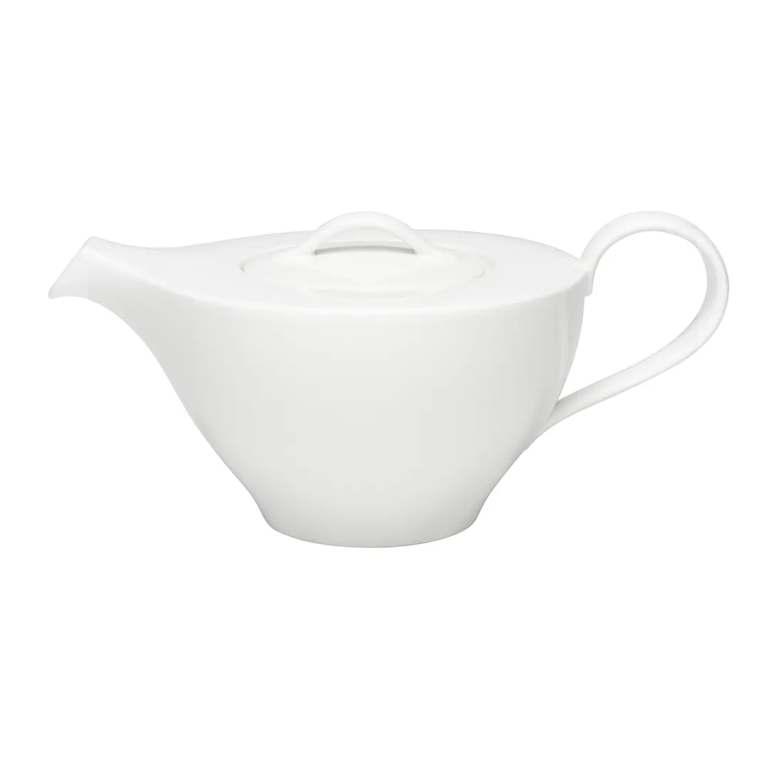 Schonwald 9824340 Delight Teapot, 13.5 oz, 5" x 4.5" Porcelain with Lid Dishwasher Safe - 6/Case