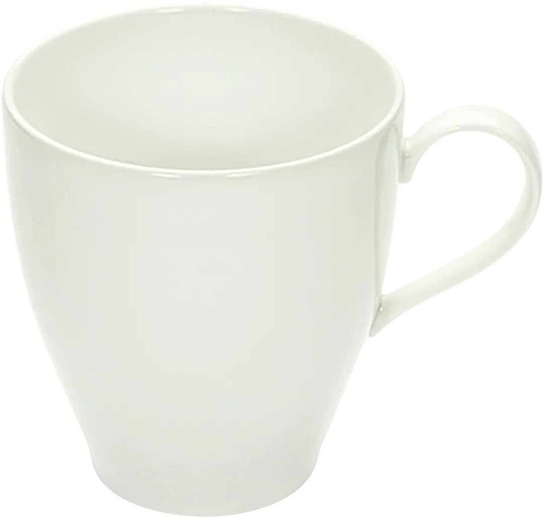 Schonwald 9825680 China Mug - 10.1 Oz 3½" Dia x 3⅝" H Porcelain Non‑Stackable Delight - 6/Case