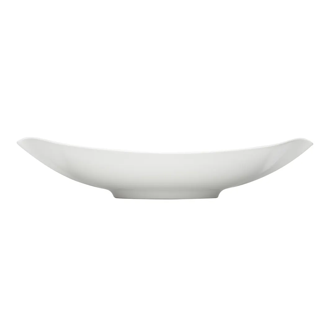 Schonwald 9826128 Oval Porcelain Bowl, 18‑Oz (0.53 qt), 11" x 7¼" x 2¼" Dishwasher‑Safe - 6/Case