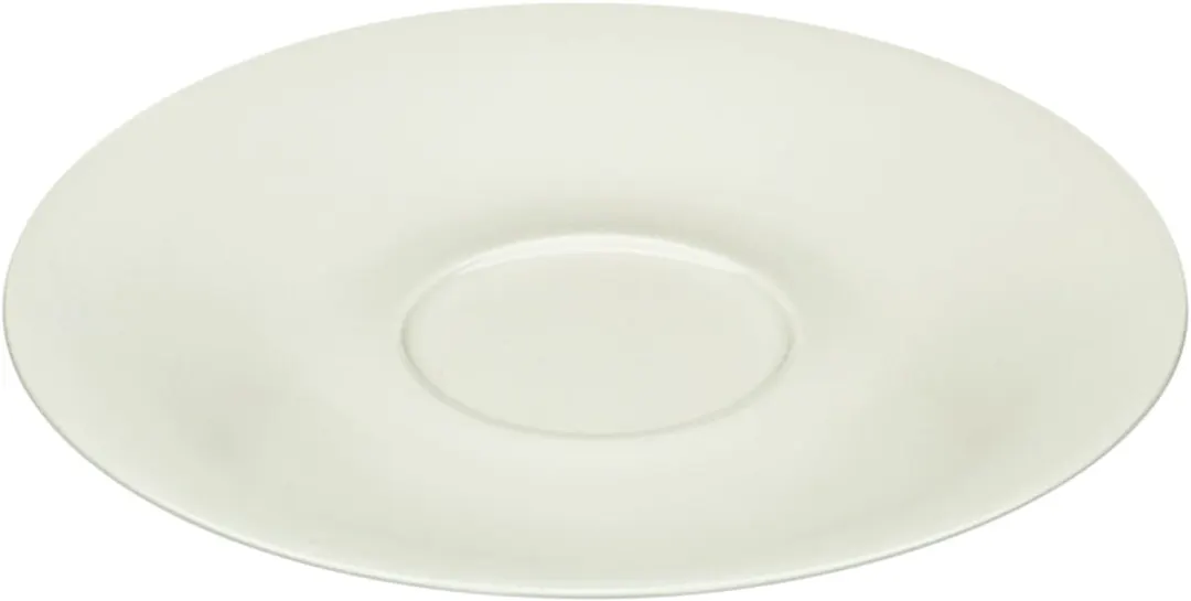 Schonwald 9826919 Delight Round Porcelain Saucer, 6¼" Dia x ¾" H, Dishwasher Safe - 12/Case