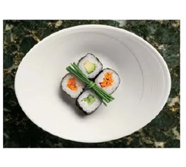 Reserve By Libbey 987659301 - 11" Round Coupe Rim Plate, Vitrified Porcelain, Silk Finish - 12/Case