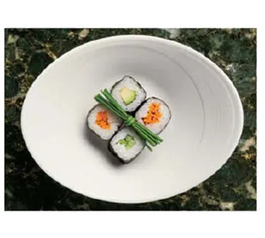 Reserve By Libbey 987659302 - 10"1/8 Round Coupe Porcelain Plate Vitrified Silk Finish - 12/Case