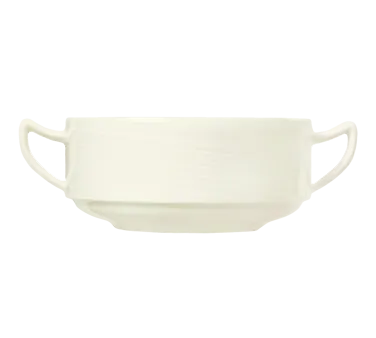 Reserve by Libbey 987659326 - 12.5 oz Porcelain Soup Cup, 6"1/8 Dia x 2" H, Stackable - 36/Case