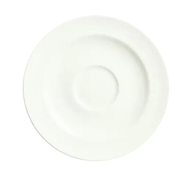 Reserve by Libbey 987659332 China Saucer, 6" Diameter Round Porcelain, Silk Finish - 36/Case