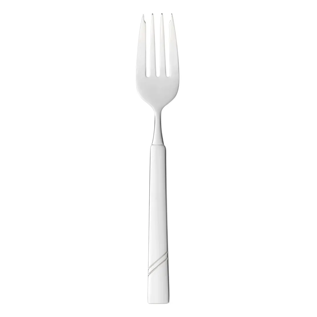 Libbey 988-038 Salad Fork – 6" Zephyr Flatware, 18/8 Stainless Steel, World Collection - 36/Case