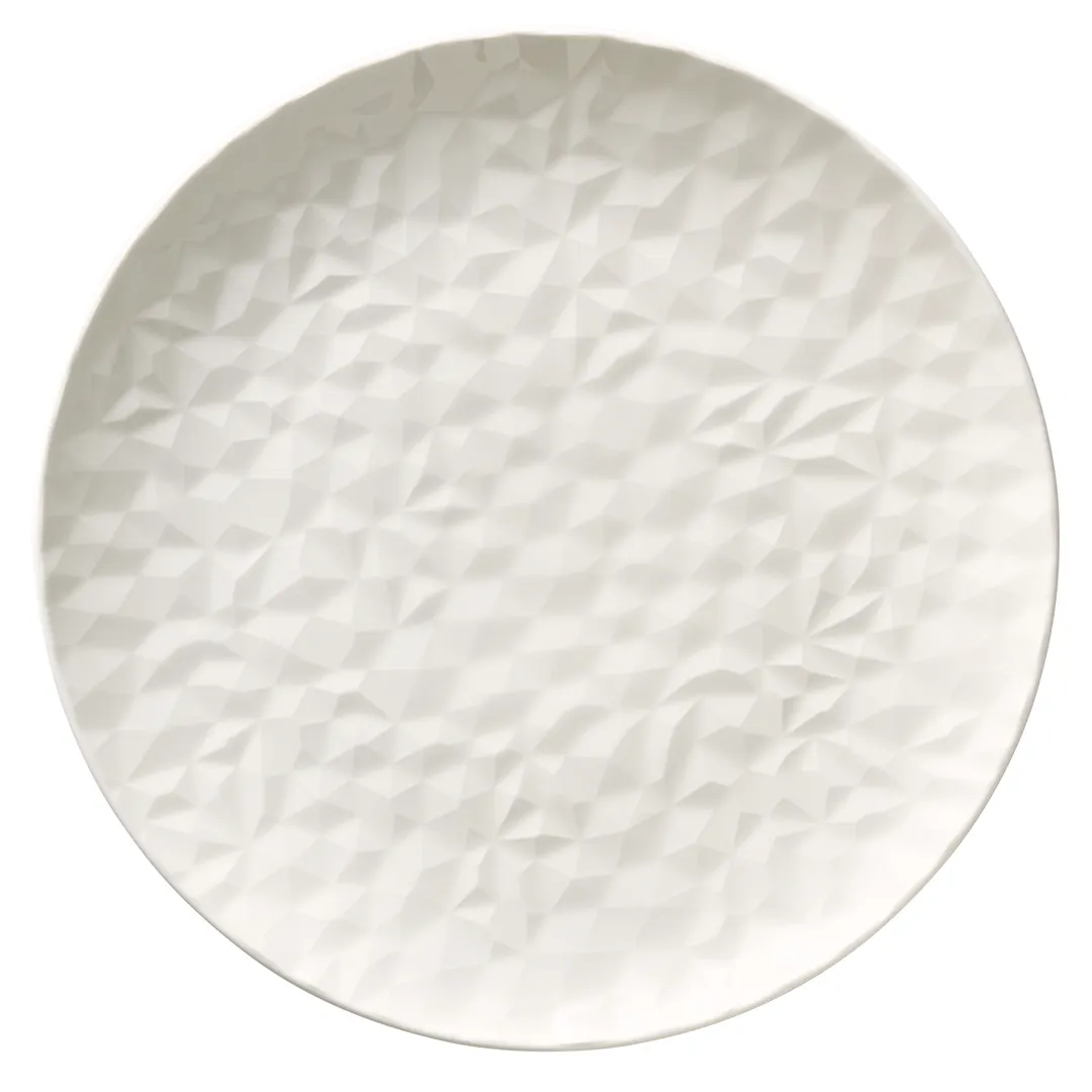 Reserve by Libbey 988001078 13" Round Coupe Rim Porcelain Dinner Plate - 12/Case