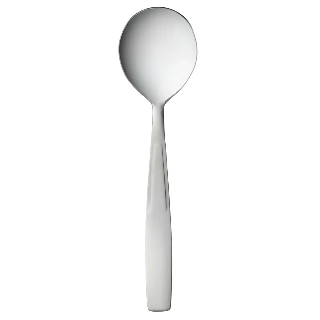Libbey 989-016 Bouillon Spoon, 6¼" Length, 18/0 Stainless Steel Quantum®, World Collection - 36/Case
