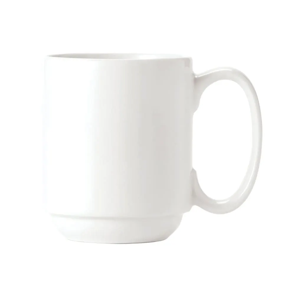 Libbey 999023300 Comfort Mug, 8.5 oz (2.875" Dia x 3.625" H), Porcelain Glaze Stackable - 36/Case