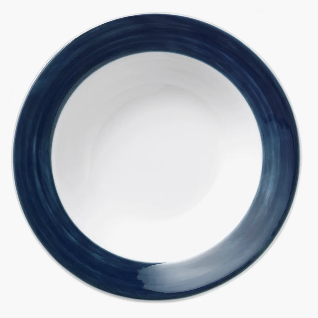 Libbey 999024892 Fruit Bowl - 5" Dia x 1¼" H, 3‑oz Porcelain, Steel Blue Rigel, Glaze - 36/Case