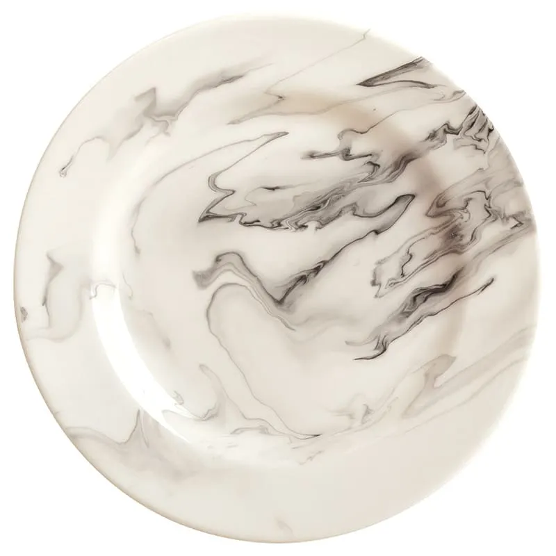 Reserve by Libbey 999533001 Bread Plate, 6½" Round Fully Vitrified Porcelain, Smoke Finish - 36/Case