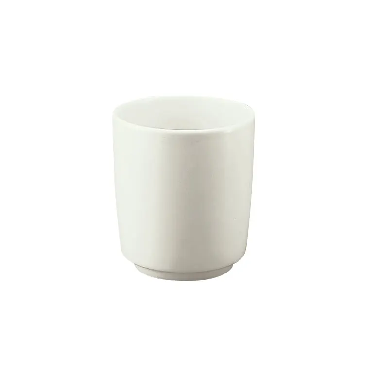 Schonwald 9997901 Dressing Pot, 46 oz Porcelain Crock, Continental White Event Pattern - 1/Case