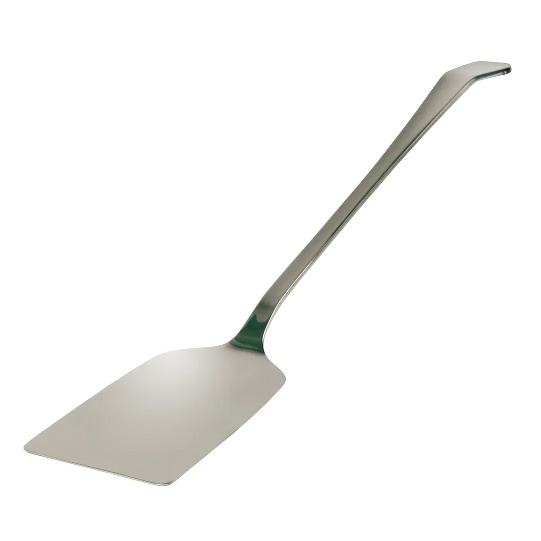 APS Germany APS 00587 Steel Turner, 12"5/8 Length, 4" Blade x 3" Width, 18/10 Steel - 1/Case