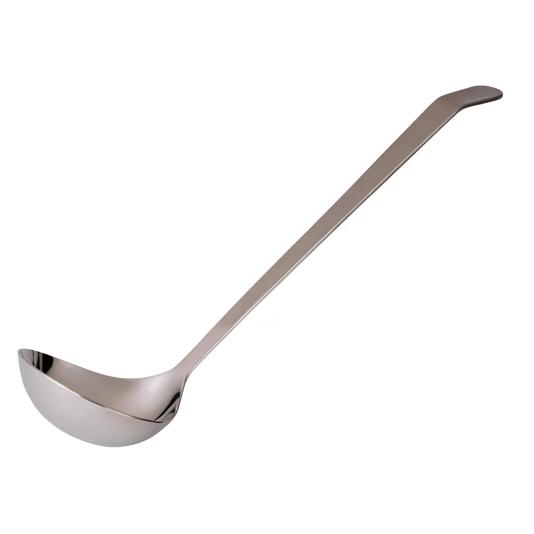 APS Germany APS 00595 Serving Ladle, 12--1/4" OAL, 9--1/4" Handle, 18/10 Stainless Steel, Safe - 1/Case