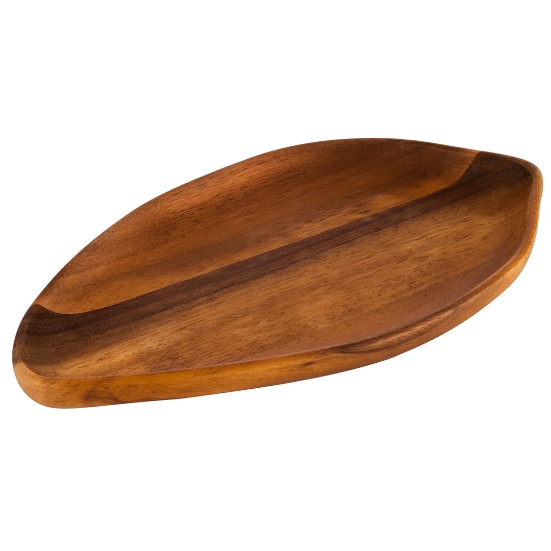 APS Germany APS 00791 - Acacia Wood Serving Bowl, 9" Diameter, Waterproof, Handwash Only - 1/Case