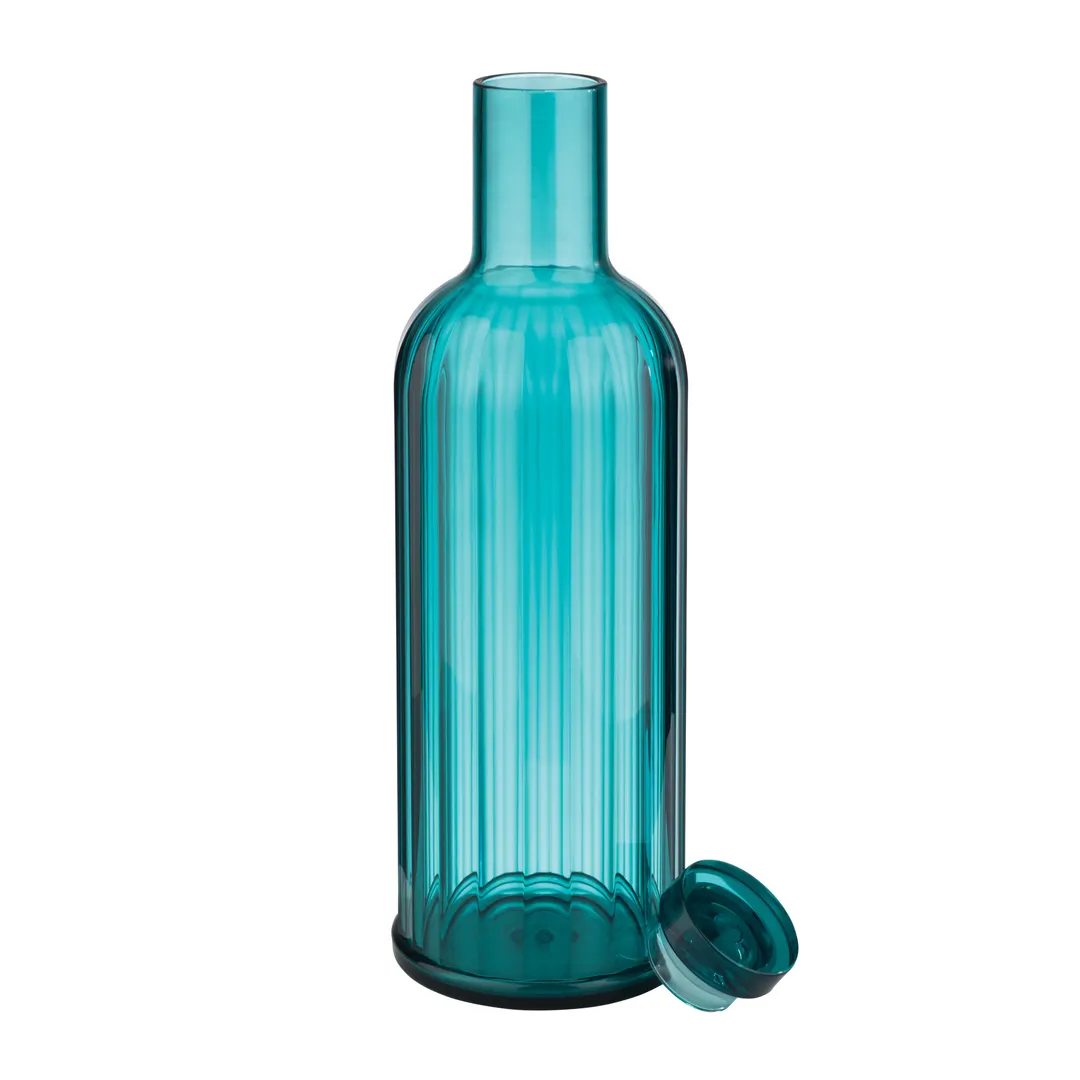 APS Germany APS 10749 - 34 oz Bottle, 3-5/8" Dia x 11-1/4" H, Plastic, Silicone Ring Top - 12/Case
