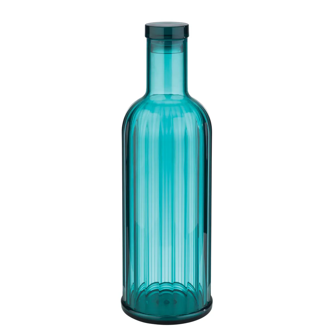 APS Germany APS 10749 - 34 oz Bottle, 3-5/8" Dia x 11-1/4" H, Plastic, Silicone Ring Top - 12/Case