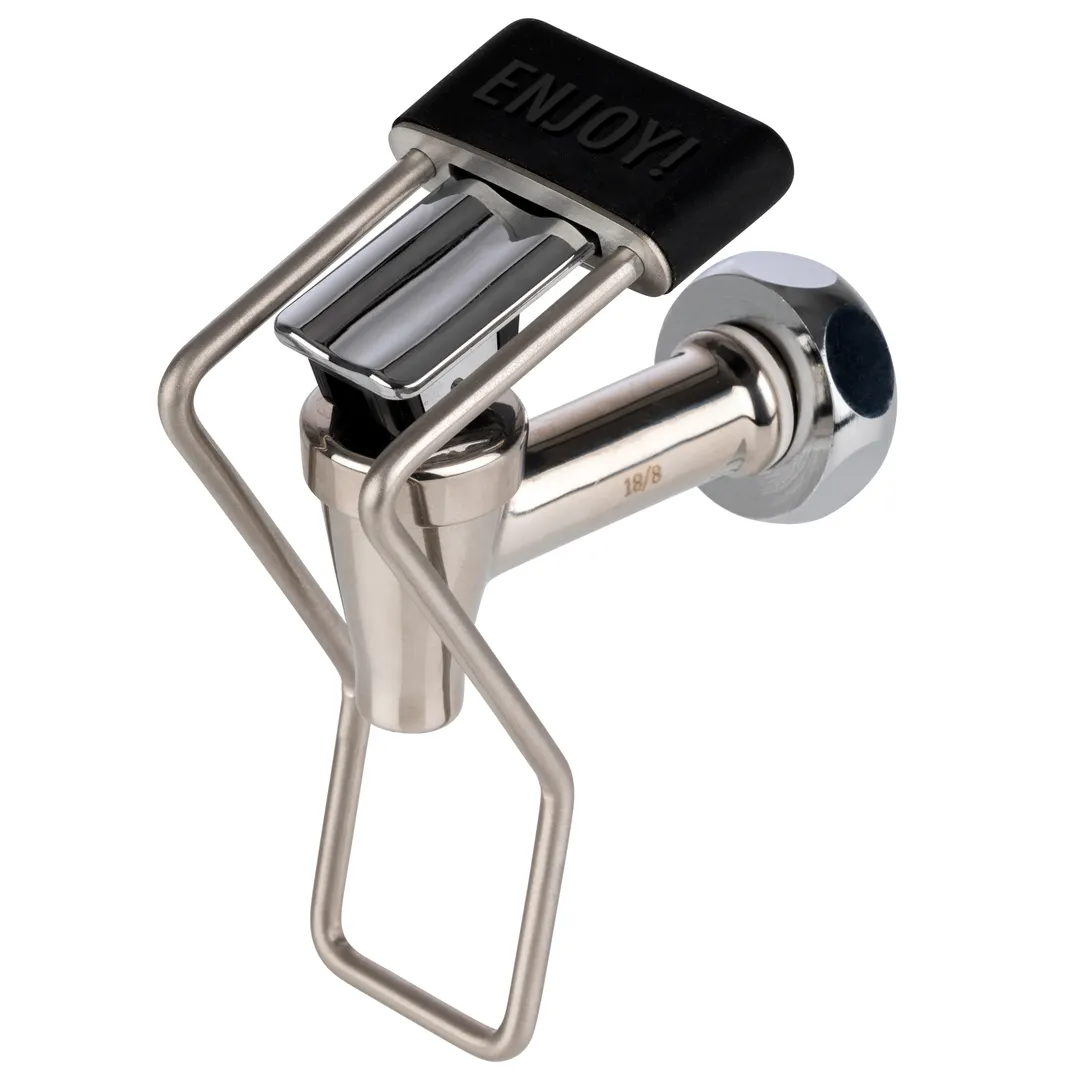 APS Germany APS 10802 Spigot Adapter Touch‑Free Beverage Dispenser Part Steel Finish - 1/Case