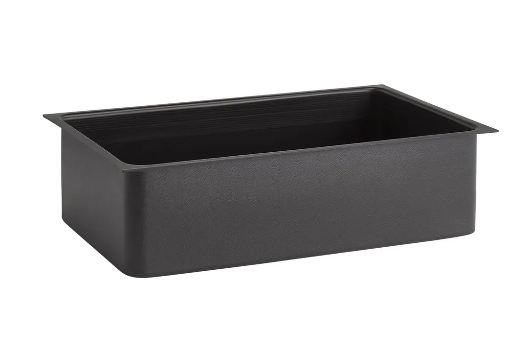 APS Germany APS 14036 Valo Box Insert, 20.25"L x 12.25"W x 5.5"H, Black PS, Notches - 1/Case