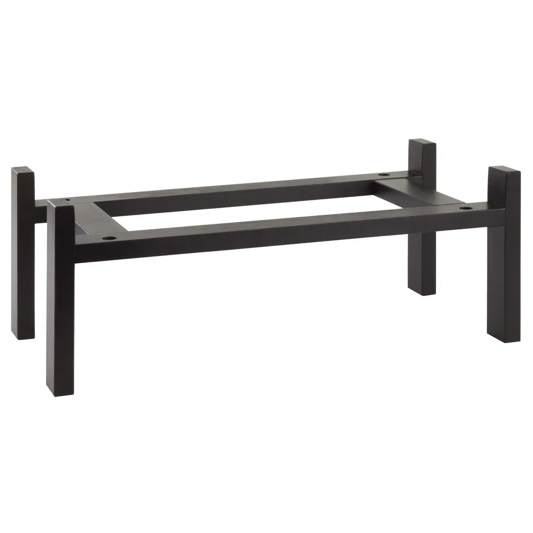 APS Germany APS 14953 - Serving Stand 22-3/4"L x 10-3/4"W x 9-1/2"H Black Wood Germany - 1/Case