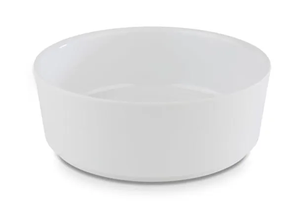 APS Germany APS 15105 - 1-2 Qt Melamine Bowl, 7-7/8" Dia x 2-7/8" H, White Finish, Safe - 5/Case