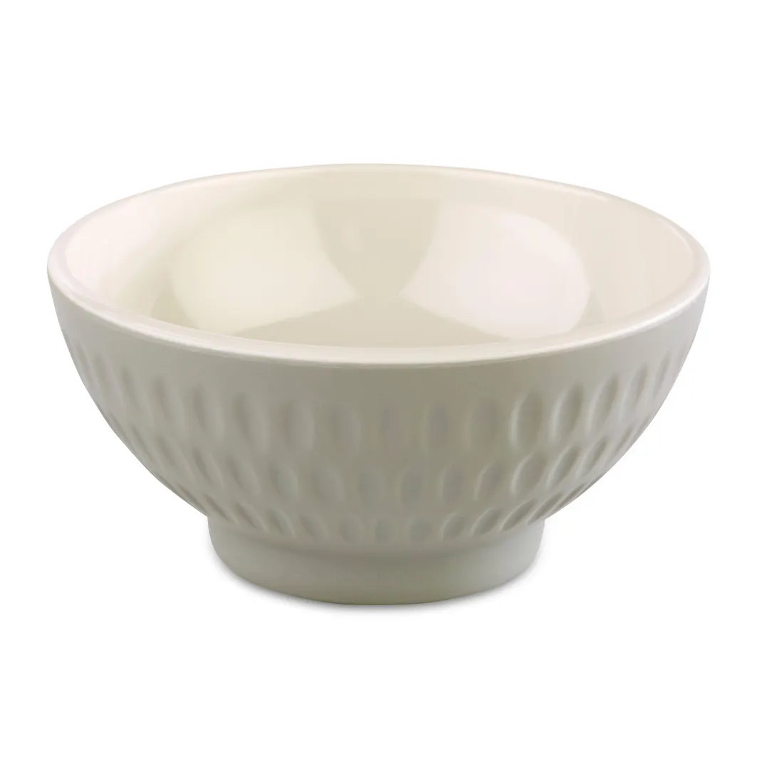 APS Germany APS 15401 - Beige 4.25 Oz Rice Bowl, 3‑3/4" Dia x 1‑7/8" H, Melamine, Exterior - 30/Case
