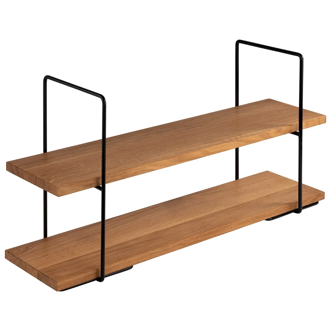 APS Germany APS 33301 - 2‑Tier Display Stand, Metal Black, 13"‑16" Height, 4‑Piece Set