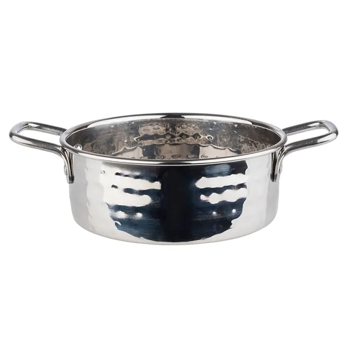 APS Germany APS 40187 - Round 5" Serving Pot, 18.5 oz Stainless Steel, Dishwasher Safe - 1/Case