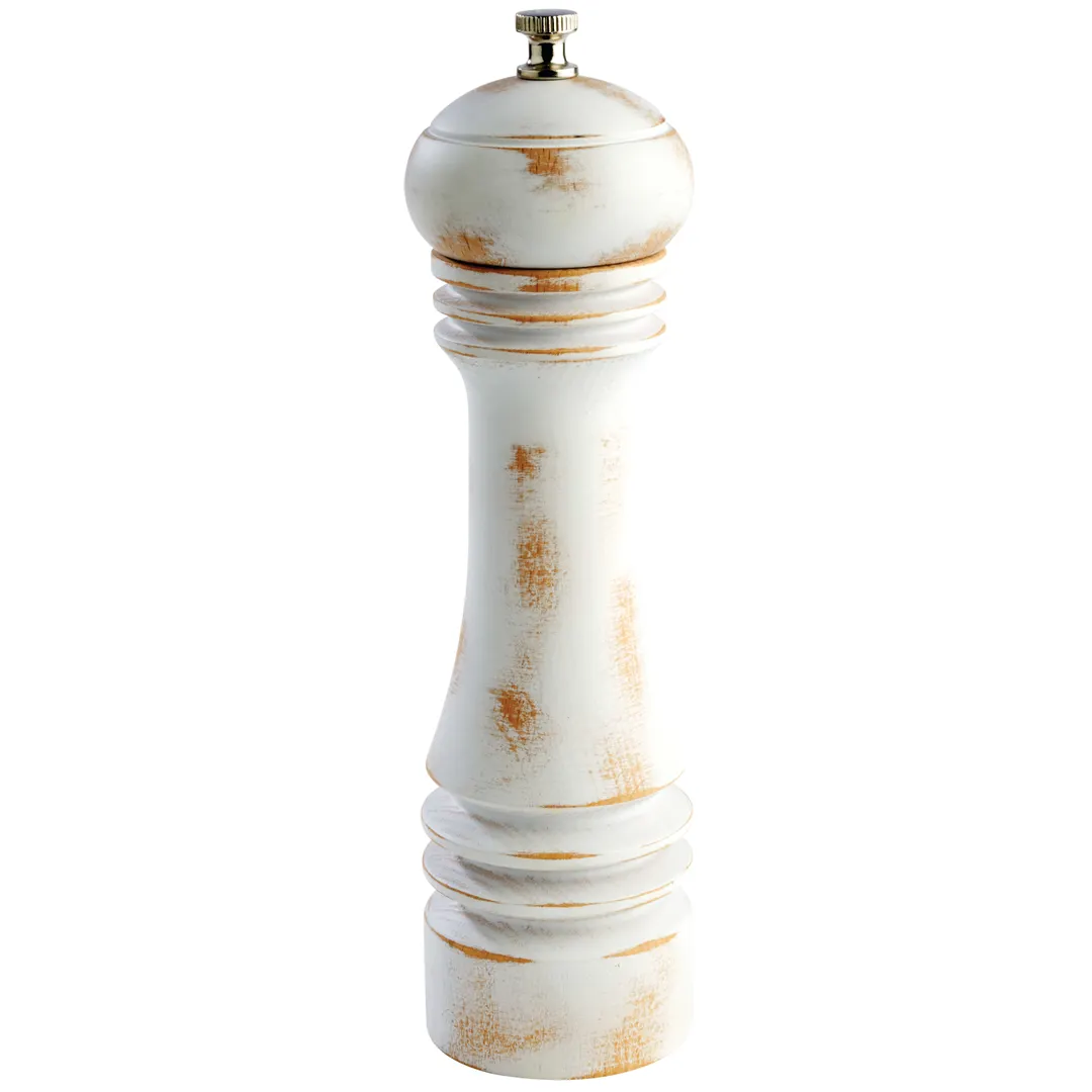 APS Germany APS 40537 Pepper Mill – 2-3/8" Dia x 9-1/8" H Carbon Steel Grinder, Beechwood, 4/Case