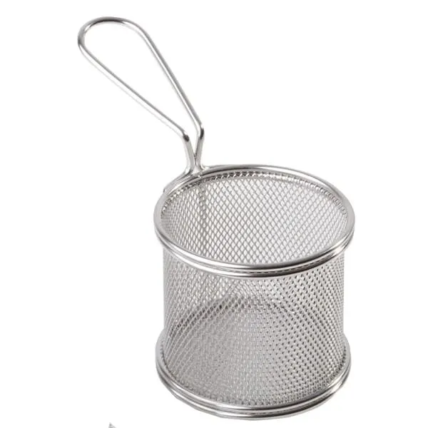 APS Germany APS 40601 Fry Basket 3.5" Diameter Stainless Steel Dishwasher Safe - 1/Case